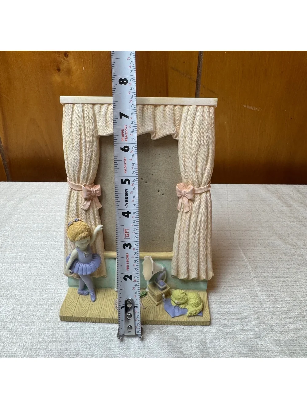 Vintage Ballerina 3.5x5 Picture Frame Ballet Dancer Nursery Decor